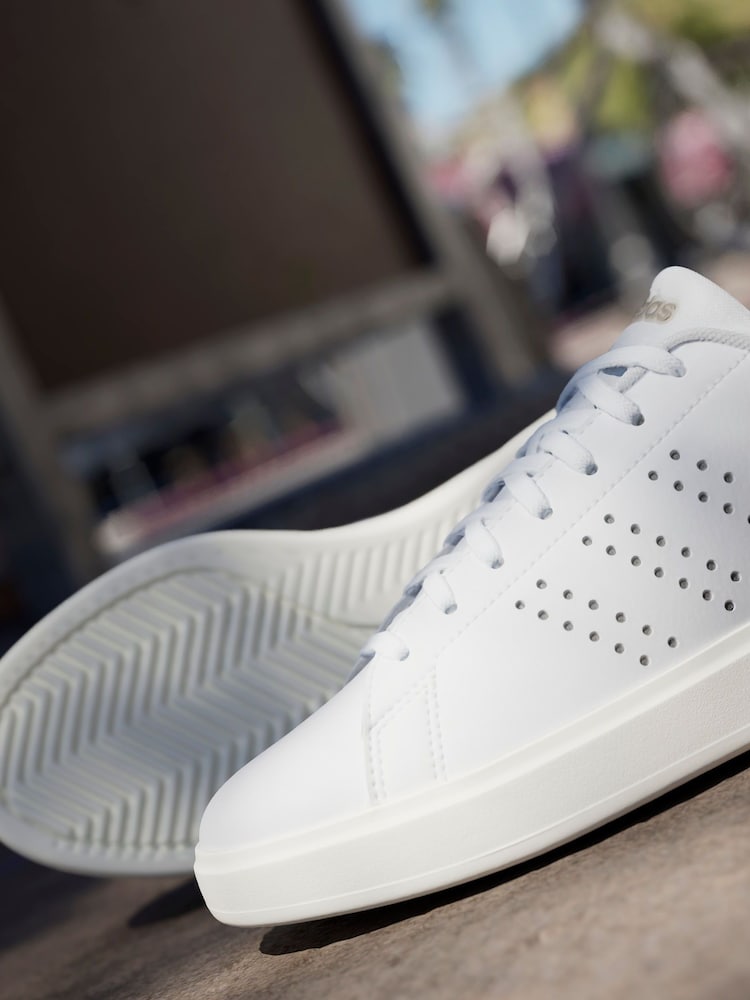 adidas Grey adidas Advantage Animal Trainers - Image 2 of 16