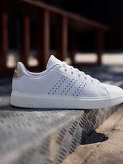 adidas Grey adidas Advantage Animal Trainers - Image 3 of 16