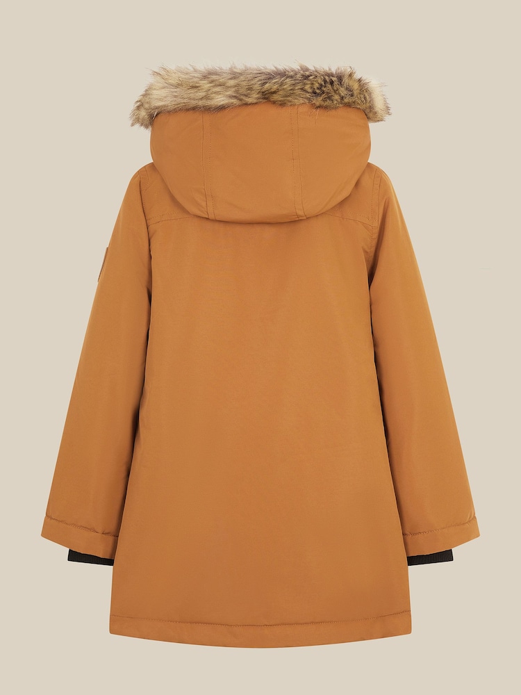 Monsoon Water-Resistant Parka Coat - Attēls 2 no 4
