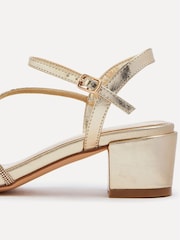 Linzi Gold Riri Diamante Embellished Strappy Heels - Image 5 of 5