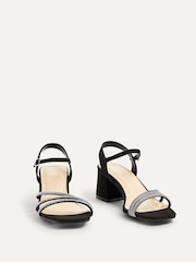 Linzi Black Wide Fit Mariah Embellished Heeled Sandals - Image 3 of 5