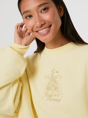 Skinnydip Disney Embroidered Castle Sweatshirt - Attēls 2 no 4