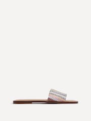 Linzi Multi Tranquil Weaved Multi Coloured Flat Sandals - Image 2 of 5