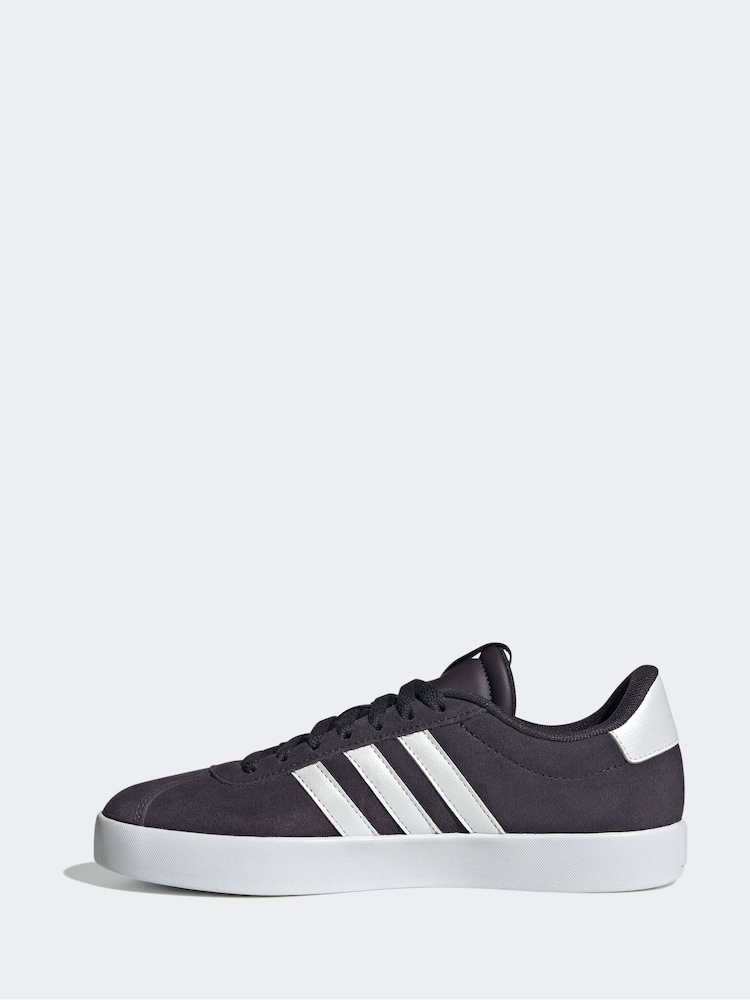 adidas Black Chrome VL Court 3.0 Trainers - Image 2 of 8