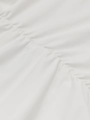 Branco - Blusa sem mangas Reiss Harri com decote quadrado e franzido - Imagem 6 de 6
