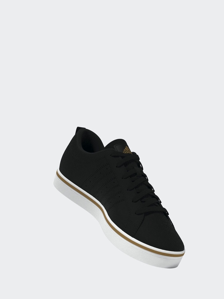adidas Black/Tan VS Pace Trainers - Image 2 of 20