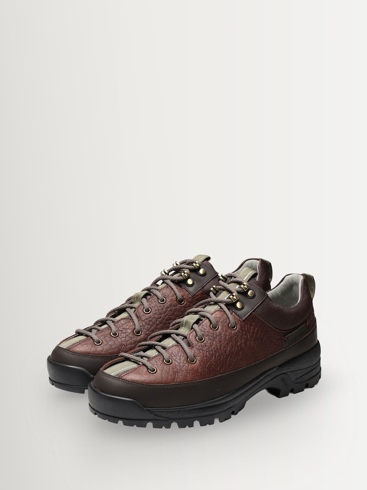 Grenson Brown Hidro Grain Shoes - Image 2 of 3