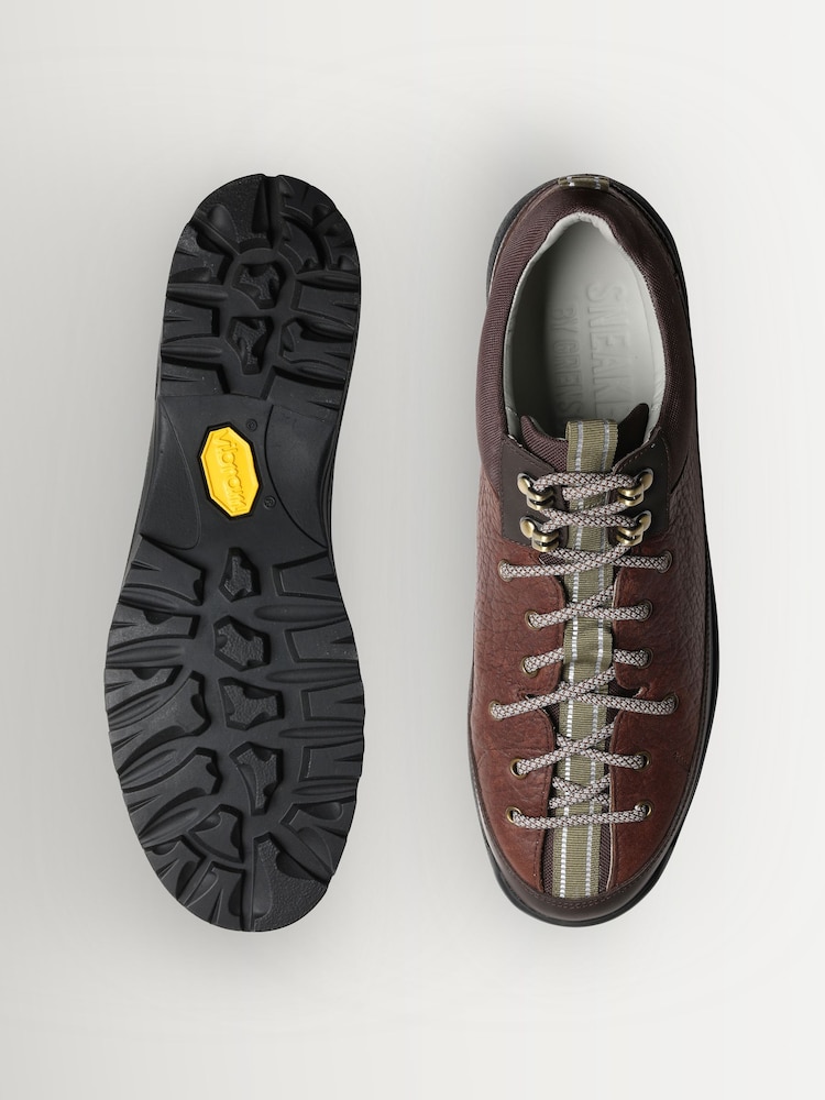 Grenson Brown Hidro Grain Shoes - Image 3 of 3