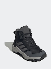 Negro oscuro - adidas Terrex AX4R Mid Trainers - Imagen 3 de 9