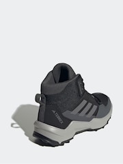 Negro oscuro - adidas Terrex AX4R Mid Trainers - Imagen 4 de 9