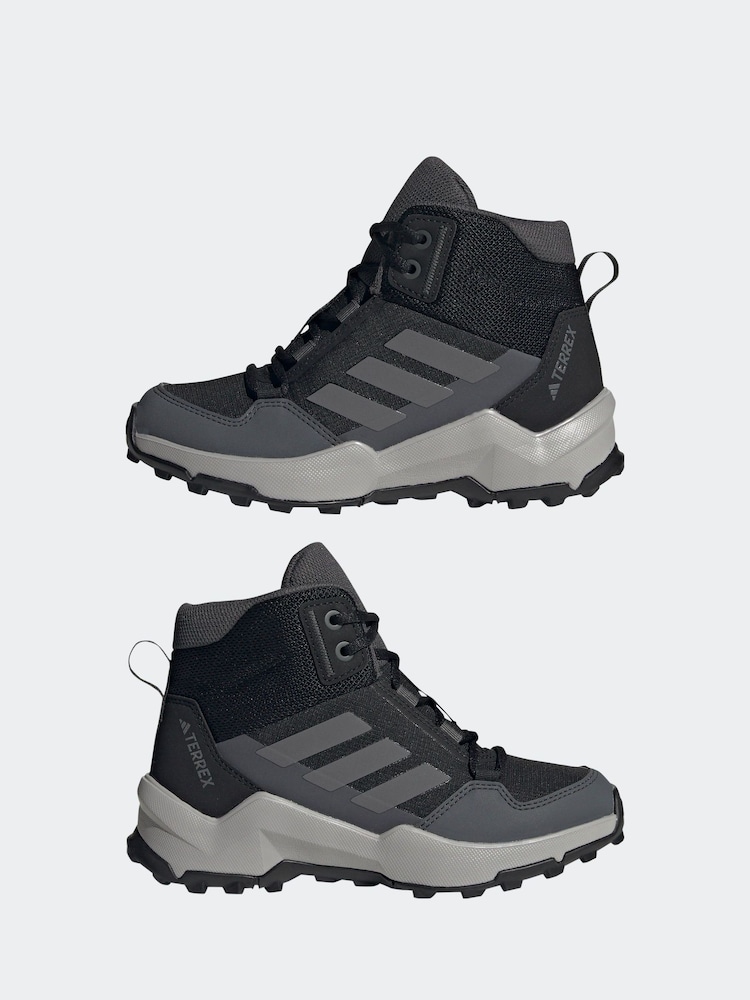 Buy adidas Black Terrex Ax4r Mid Hiking Kids Trainers from Next USA