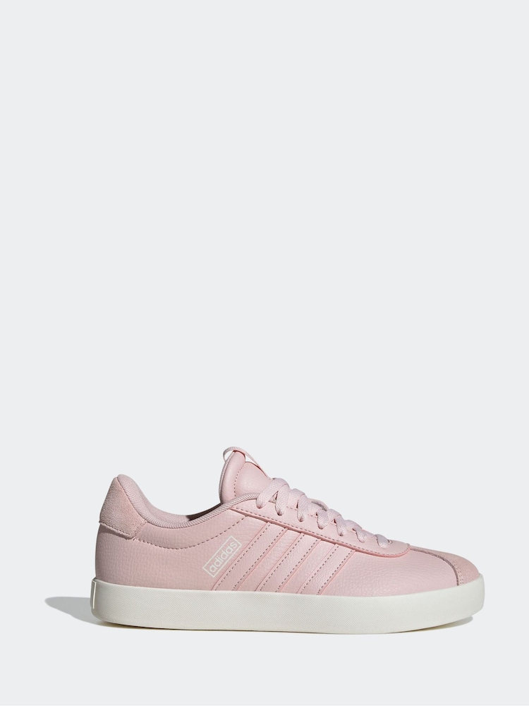 وردي - adidas VL Court 3.0 Trainers - صورة 1 من 8