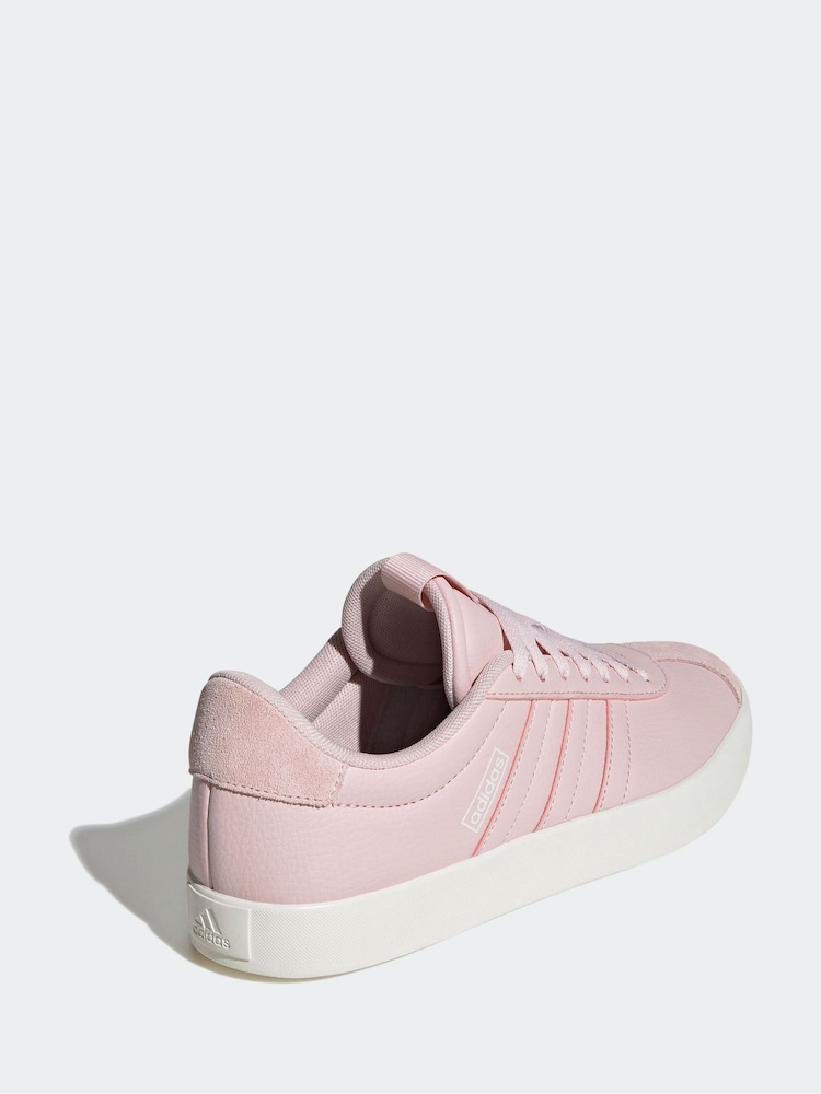adidas Pink VL Court 3.0 Trainers - Image 4 of 8