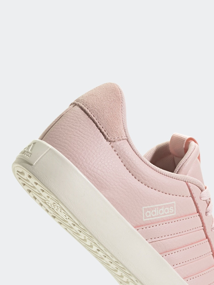 adidas Pink VL Court 3.0 Trainers - Image 7 of 8