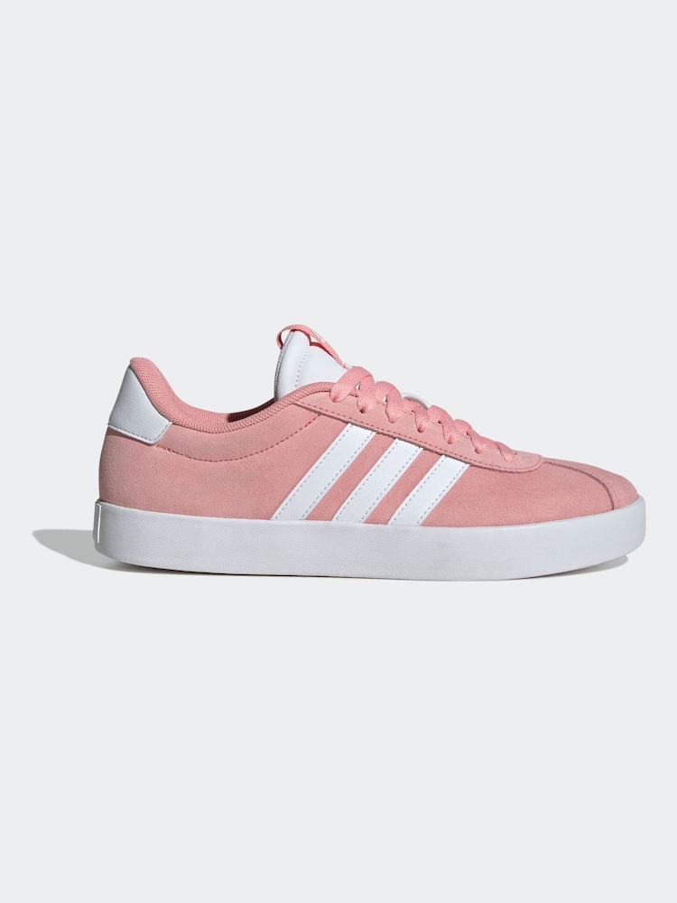 adidas Pink VL Court 3.0 Trainers - Image 1 of 8 adidas Pink VL Court 3.0 Trainers - Image 1 of 8