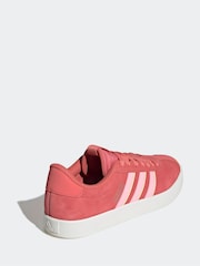 adidas Red VL Court 3.0 Trainers - Image 3 of 8