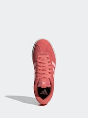 adidas Red VL Court 3.0 Trainers - Image 5 of 8