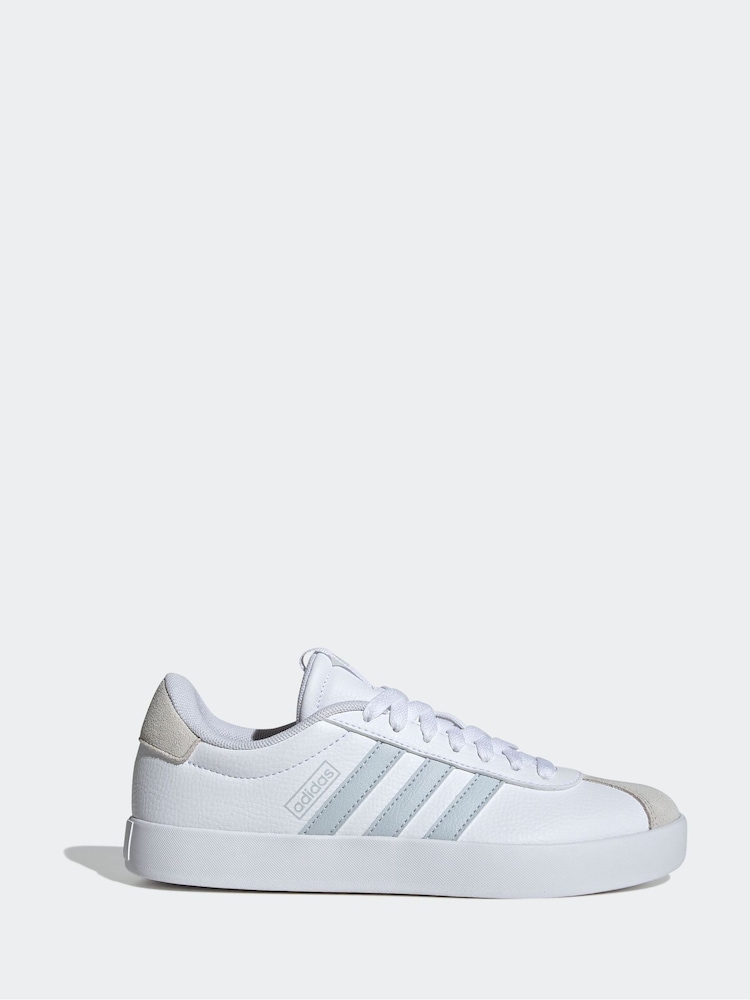 adidas Grey/white VL Court 3.0 Trainers - Image 1 of 1