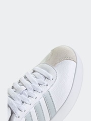 adidas Grey/white VL Court 3.0 Trainers - Image 7 of 8