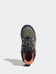 adidas Green Terrex Mid Gore-Tex Waterproof Hiking Boots - Image 6 of 9