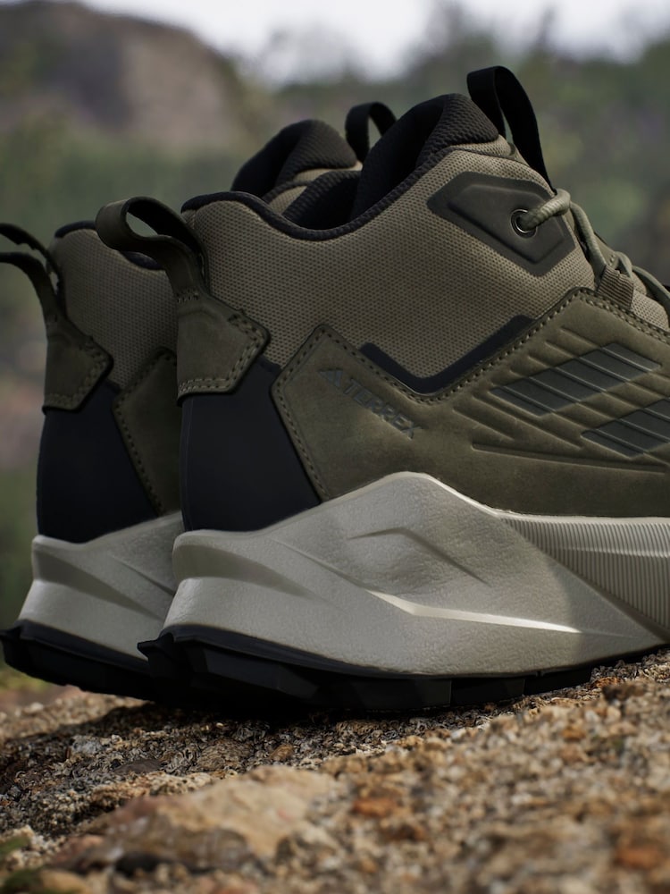 Grün - adidas Terrex Trailmaker 2.0 Wanderschuhe aus Leder - Bild 1 von 1