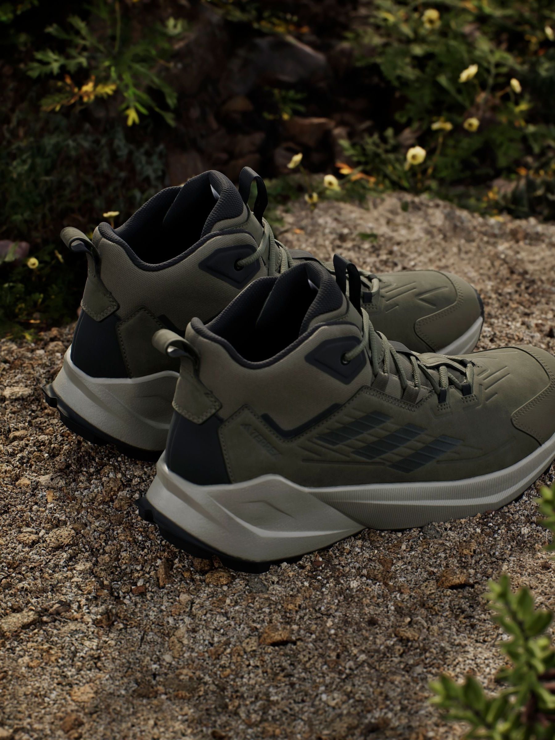 Buy adidas Terrex Green Trailmaker 2.0 Leather Hiking Shoes from Next Canada