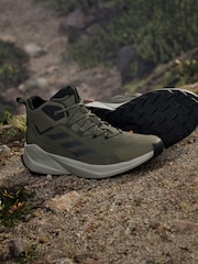 أخضر - adidas Terrex Trailmaker 2.0 Leather Hiking Shoes - Image 3 of 11