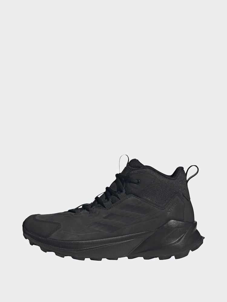 أسود - adidas Terrex Trailmaker 2.0 Leather Hiking Shoes - Image 3 of 10