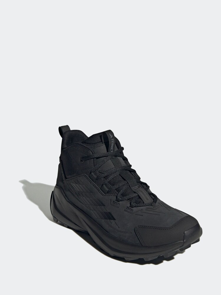 أسود - adidas Terrex Trailmaker 2.0 Leather Hiking Shoes - Image 5 of 10