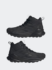 adidas Terrex Black Trailmaker 2.0 Leather Hiking Shoes - Image 6 of 10