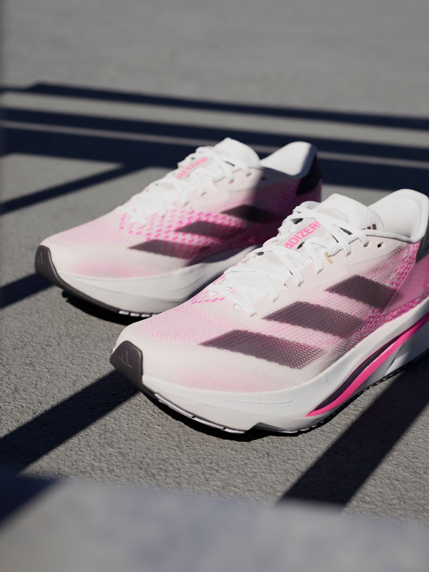 adidas White Pink Adizero SL2 Shoes