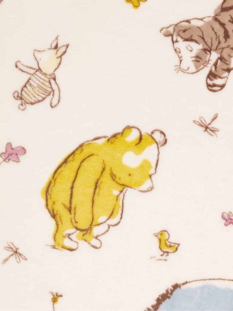 Skinnydip White Disney Winnie The Pooh Blanket - Image 2 of 5 Skinnydip White Disney Winnie The Pooh Blanket - Image 2 of 5