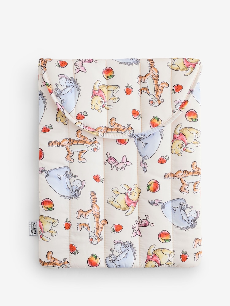 Skinnydip White Disney Winnie the Pooh Laptop Sleeve Bag - Image 1 of 1 Skinnydip White Disney Winnie the Pooh Laptop Sleeve Bag - Image 1 of 1