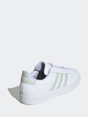 adidas green/white Grand Court 2.0 Trainers - Image 4 of 8