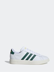adidas Off White Grand Court 2.0 Trainers - Image 1 of 9