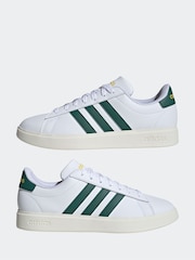 adidas Off White Grand Court 2.0 Trainers - Image 5 of 9