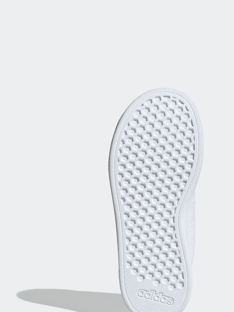 בצבע לבן - adidas נעלי ספורט, דגם 2.0 Advantage Base לילדים - Image 7 of 9