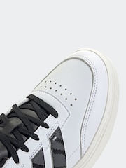 adidas Black/white adidas Court Block Animal Trainers - Image 8 of 8
