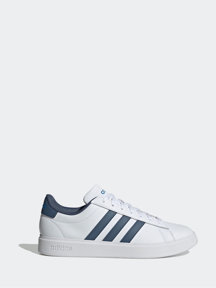 adidas Dove White Grand Court 2.0 Trainers - Image 1 of 10