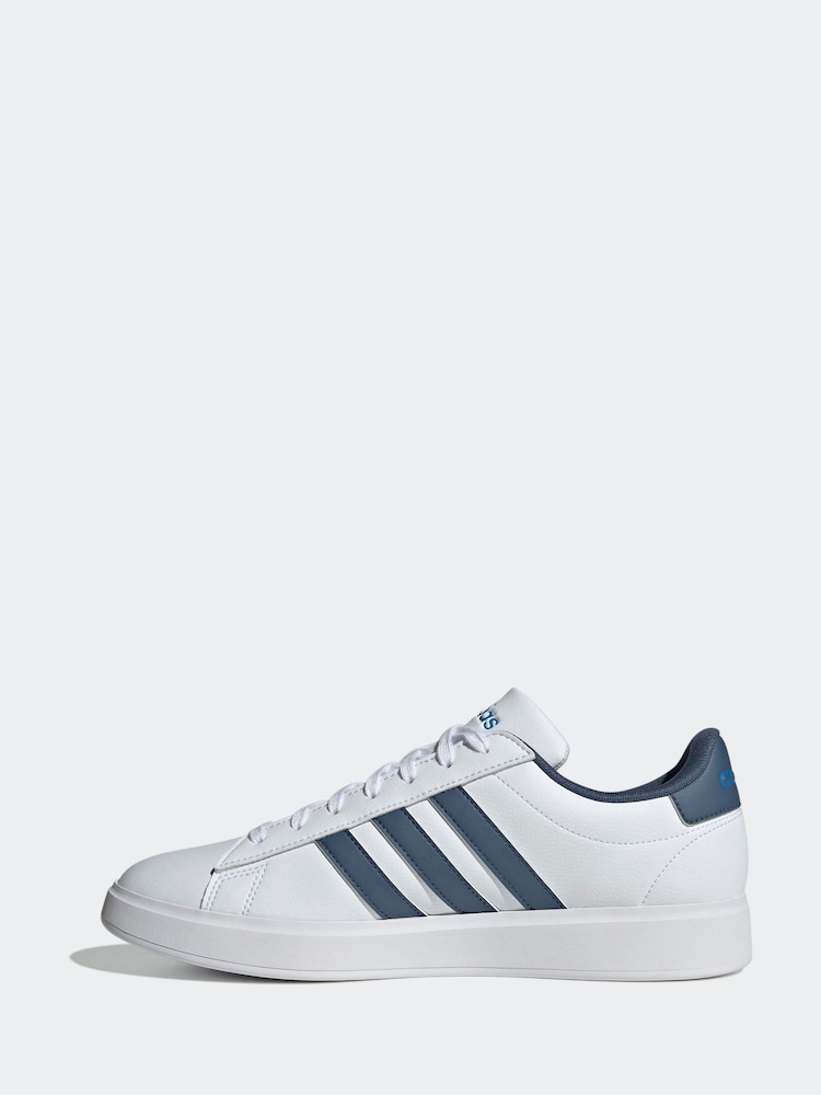 adidas Dove White Grand Court 2.0 Trainers - Image 2 of 10