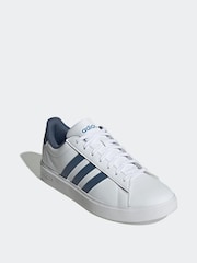 adidas Dove White Grand Court 2.0 Trainers - Image 3 of 10