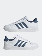 adidas Dove White Grand Court 2.0 Trainers - Image 5 of 10