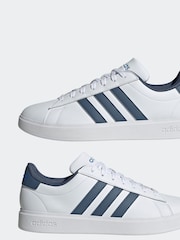 adidas Dove White Grand Court 2.0 Trainers - Image 8 of 10