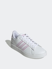 adidas White Grand Court 2.0 Trainers - Image 3 of 8