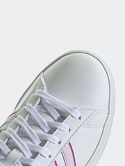 adidas White Grand Court 2.0 Trainers - Image 7 of 8