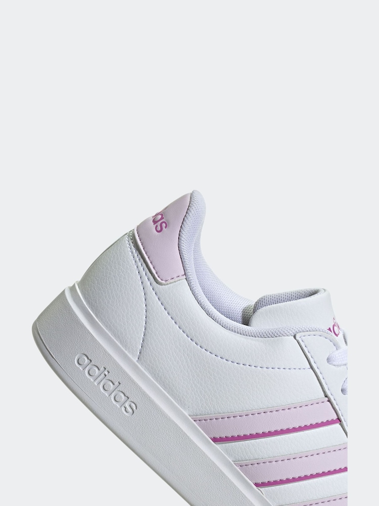 adidas White Grand Court 2.0 Trainers - Image 8 of 8