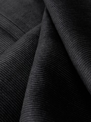 marine - Reiss Gretel Velvet Corduroy Wide-Leg Trousers - Image 7 sur 8