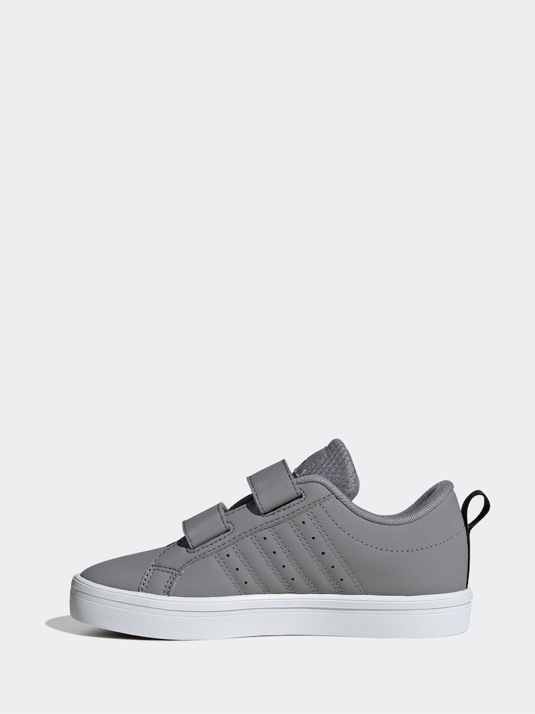 adidas Grey Kids VS Pace 2.0 Trainers - Image 3 of 10