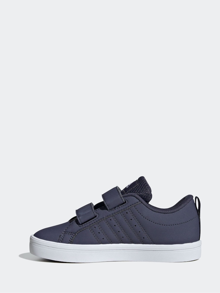 adidas Navy Blue Kids VS Pace 2.0 Trainers - Image 2 of 8