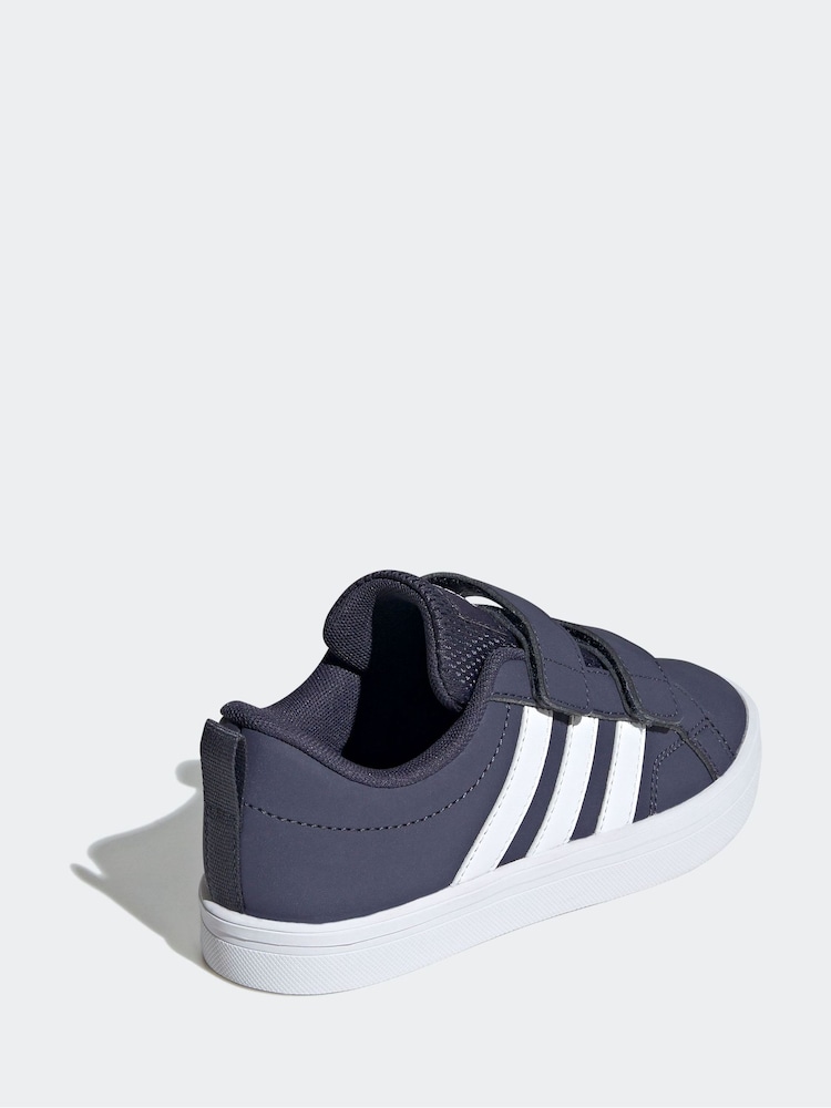 adidas Navy Blue Kids VS Pace 2.0 Trainers - Image 4 of 8